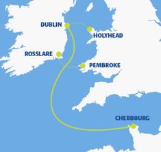 Quelle: Irish Ferries - Direktrouten Frankreich