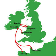Quelle Irish Ferries: Von Frankreich nach Rosslare
